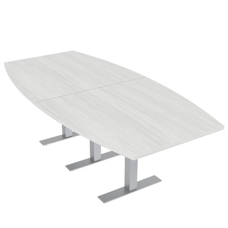 Skutchi Designs 45 in W, 96 in L, 29 in H, Engineered Wood Top, White HAR-BOT-46x93-T-WHITECYPRESS